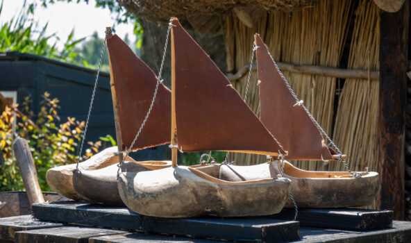 Molenklompjes in Kinderdijk